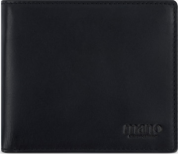 mano Wallet 'Don Andrea' in Black: front