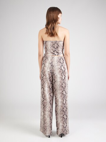 ABOUT YOU Široke hlačnice Hlače 'Cosima Trousers' | siva barva