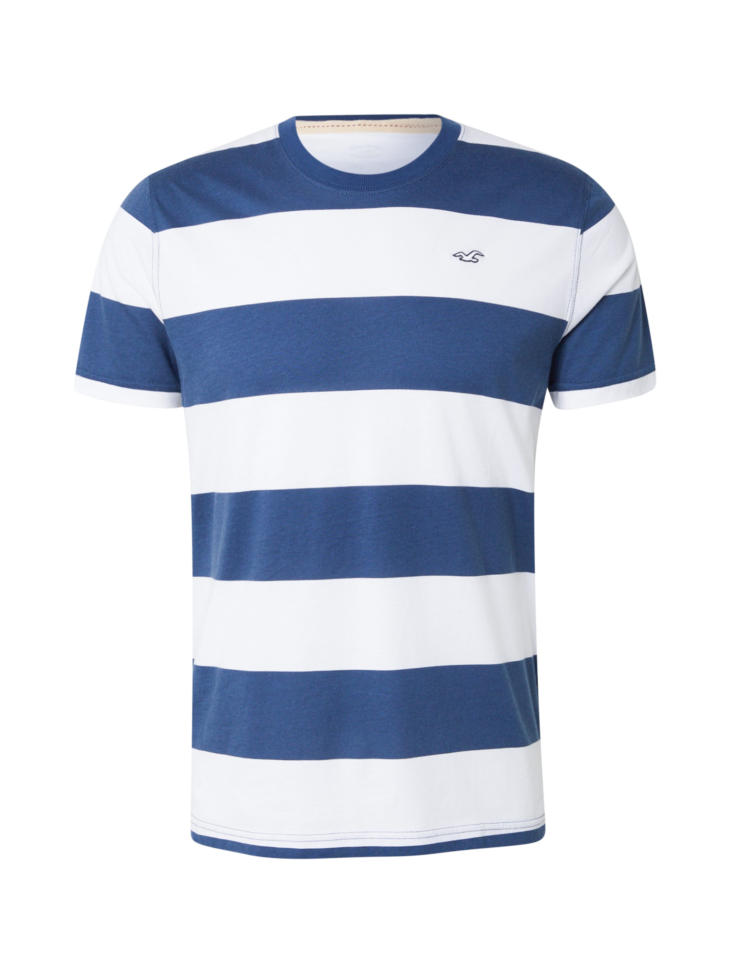 HOLLISTER Футболка в Темно-синий / Белый, Обзор товара