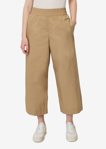 Marc O'Polo DENIM Loose fit Pants in Beige: front