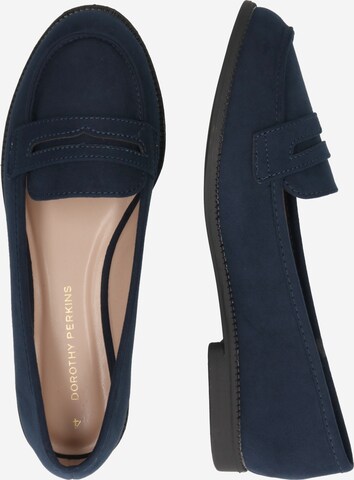 Dorothy Perkins Slipper 'Lara Penny' in Blau