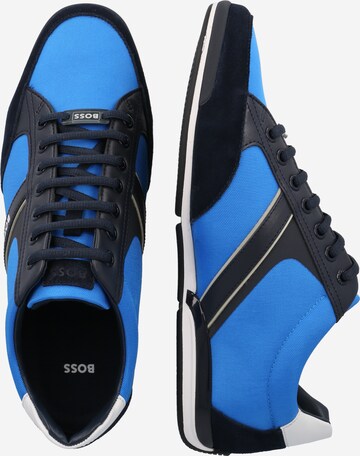 BOSS Rövid szárú sportcipők 'Saturn' - kék