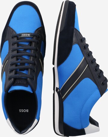 BOSS Black Sneaker 'Saturn' in Blau