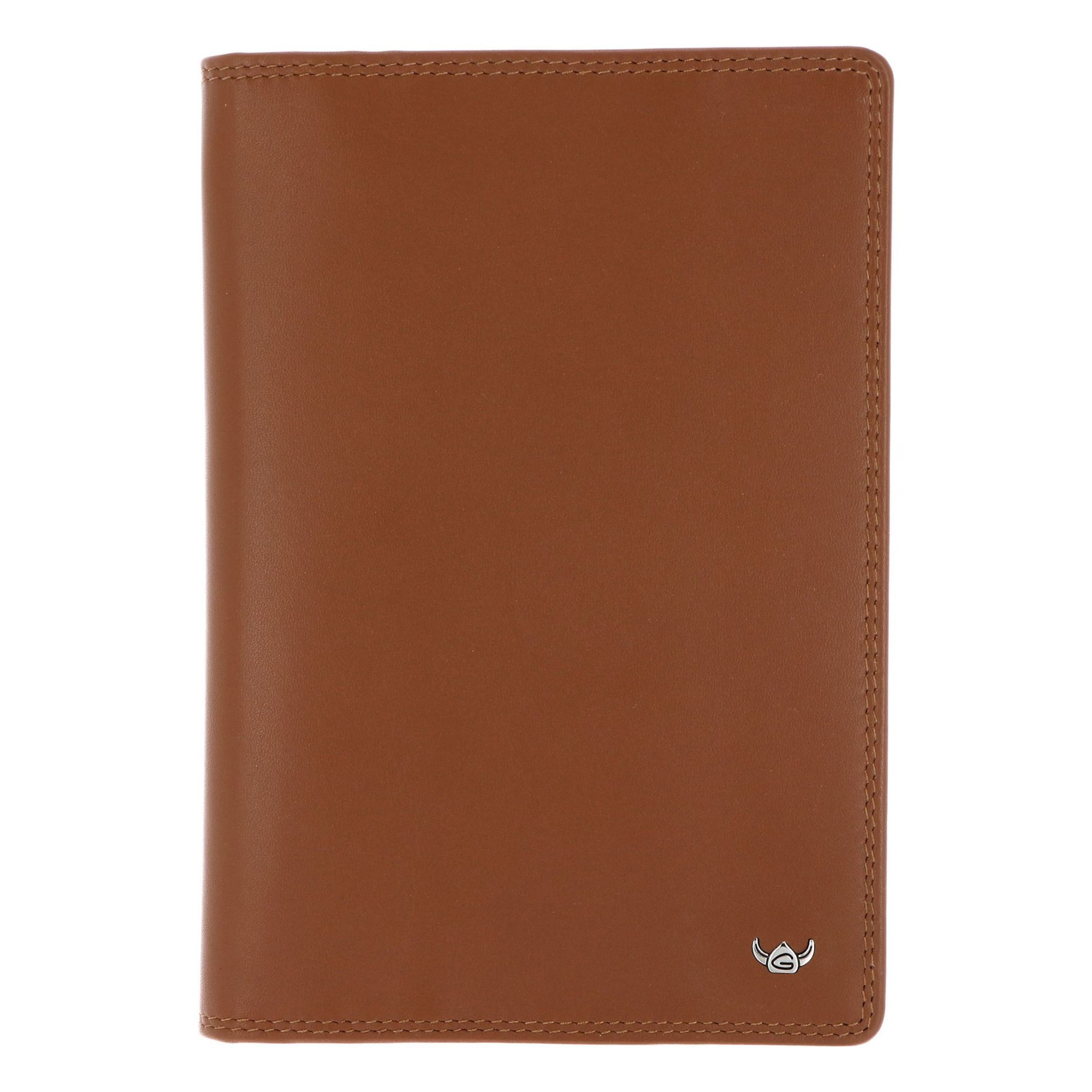 Porte-monnaies GOLDEN HEAD en marron : devant