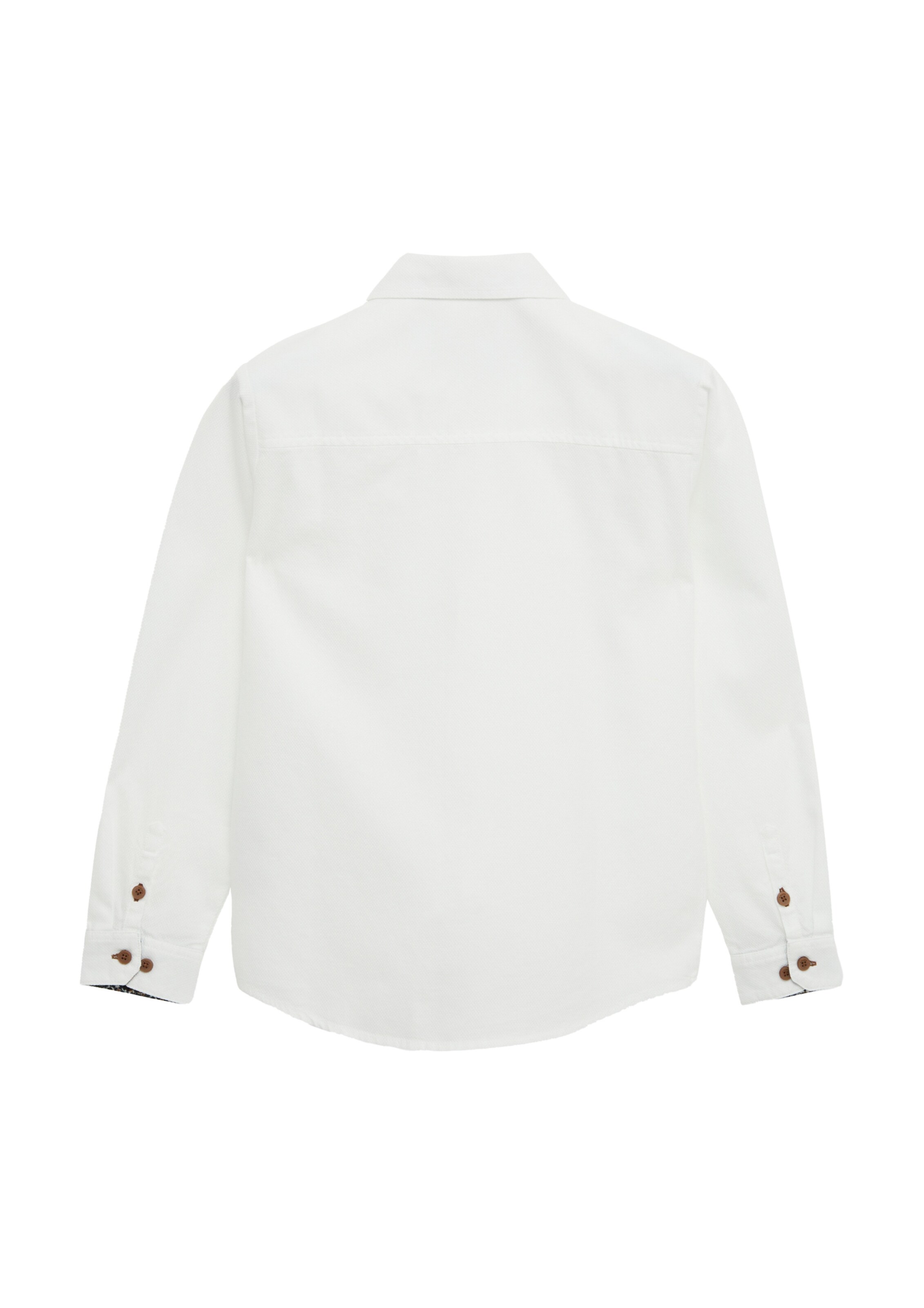 s.Oliver Regular fit Button up shirt in White
