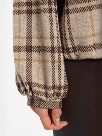 Ana Alcazar Shirt ' Enlove ' in Brown