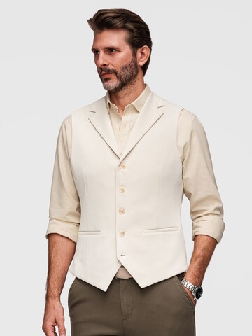 Ombre Gilet in Beige: voorkant