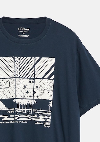 s.Oliver T-Shirt in Blau