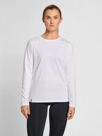 Hummel Funktionsbluse i hvid: forside
