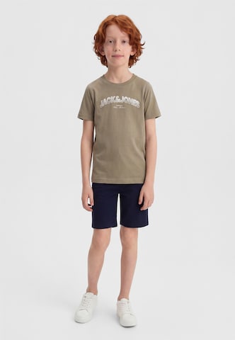 Tricou 'JJAVERY'' de la Jack & Jones Junior pe albastru: față