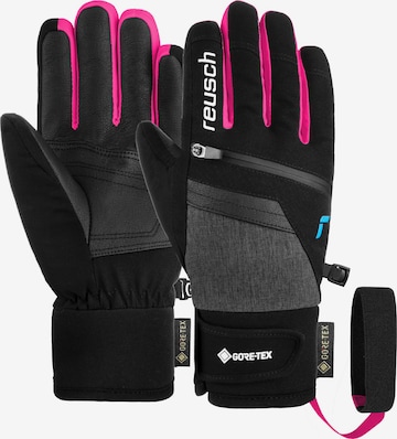 REUSCH Athletic Gloves 'Travis' in Black: front