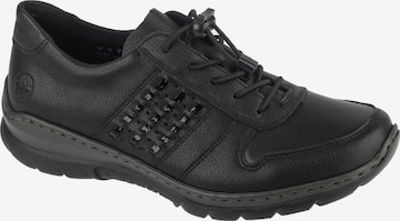 Slip on Rieker en noir : devant