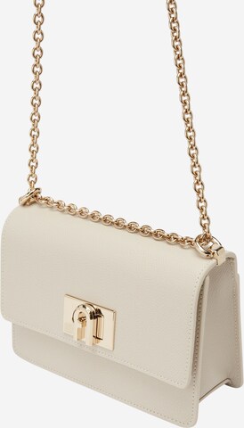 FURLA Skuldertaske '1927' i hvid: forside