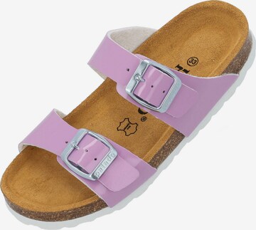 Palado Slippers 'Samos' in Purple: front