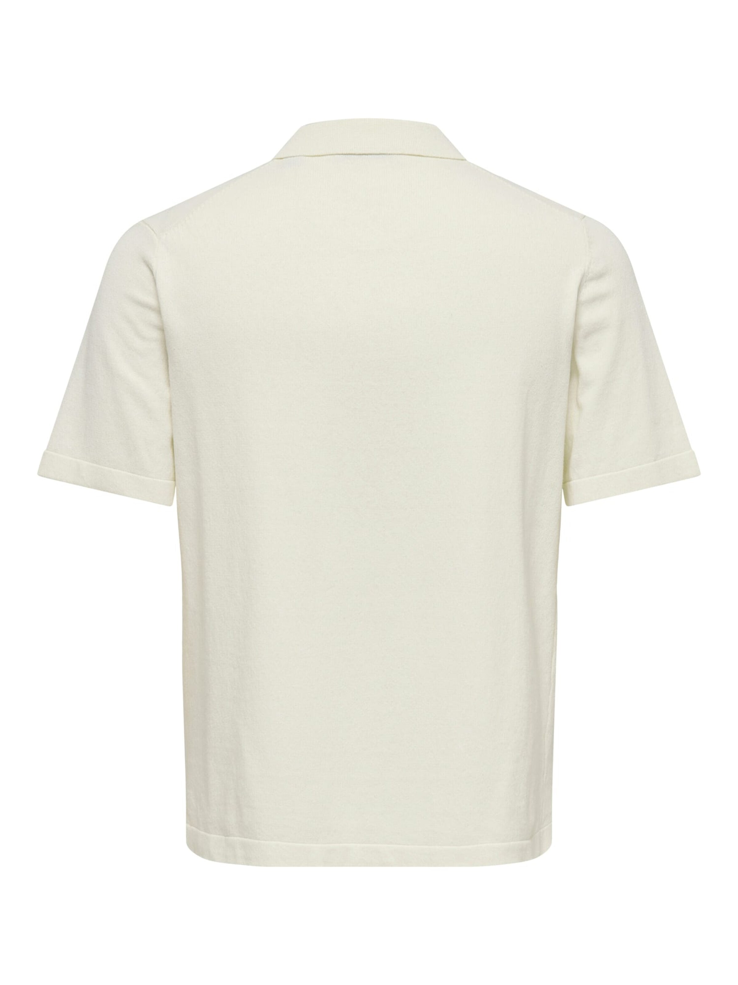 Only & Sons Comfort fit Button Up Shirt 'Milo' in White
