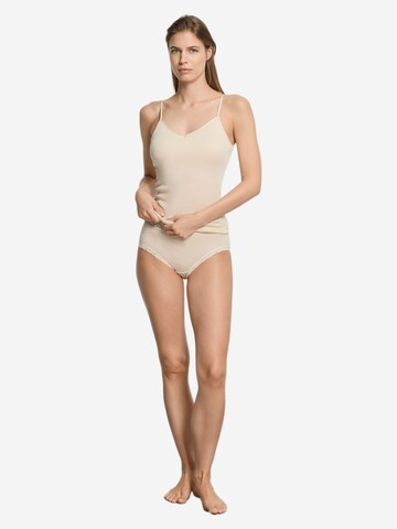 Hanro Undershirt 'Cotton Seamless' in Beige