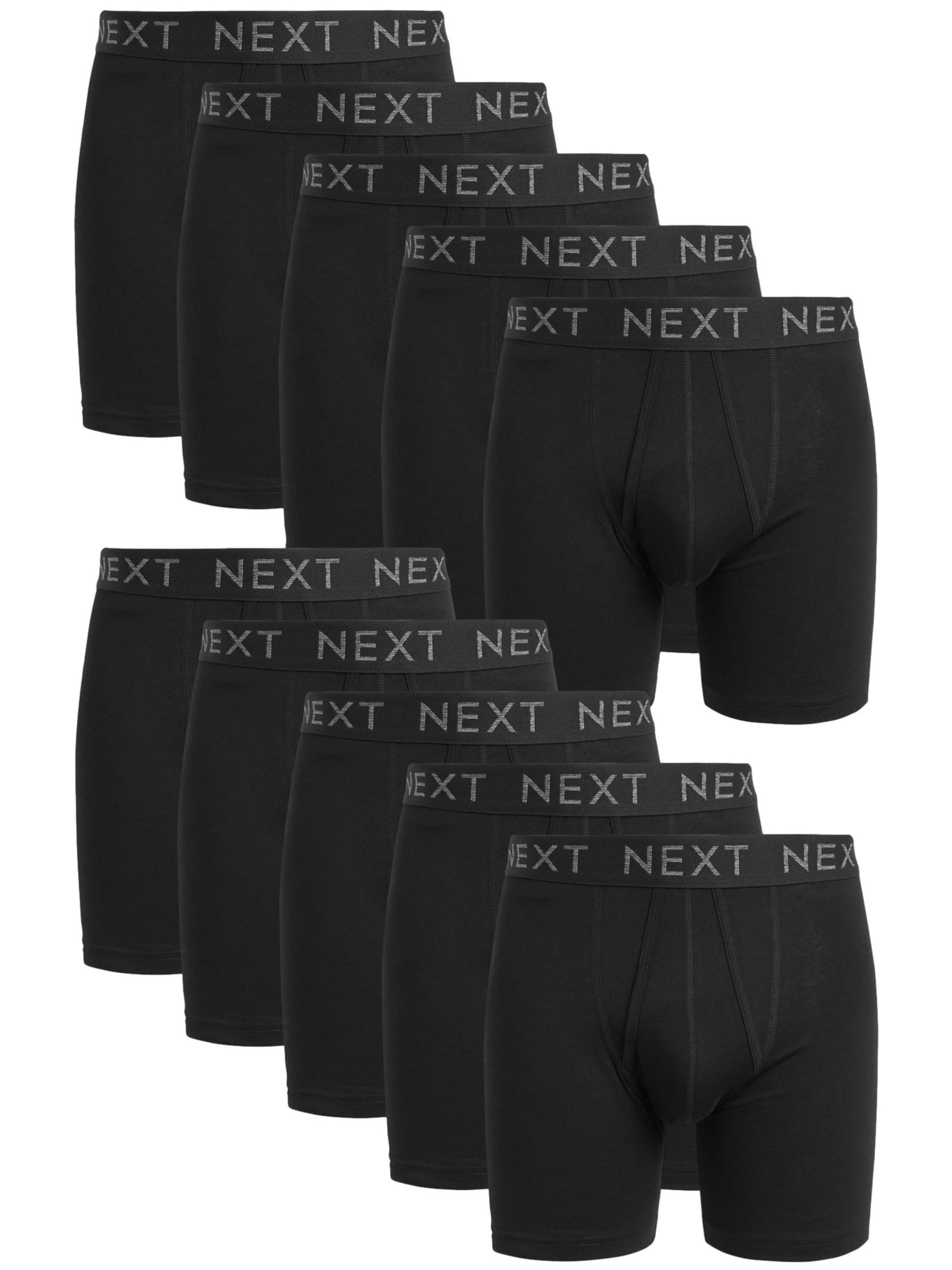 Boxer di Next in nero: frontale