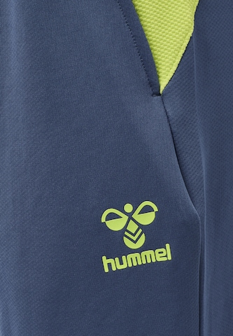 Coupe slim Pantalon de sport Hummel en bleu