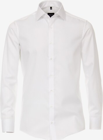 VENTI Button Up Shirt in White: front