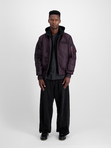 ALPHA INDUSTRIES Tussenjas 'MA-1 D-Tec SE' in Lila