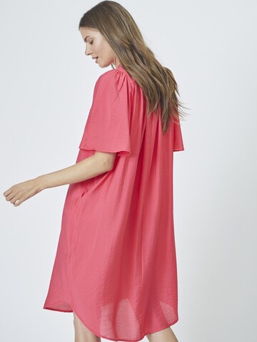 Robe-chemise 'Callum' co'couture en rouge