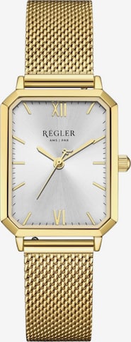 Montre à affichage analogique 'Régler Élégance Mesh Gold - Silver' Régler en or : devant