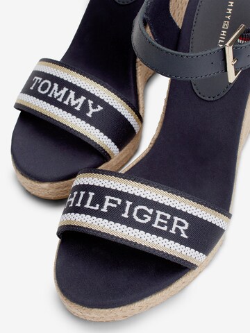 TOMMY HILFIGER Sandale in Blau