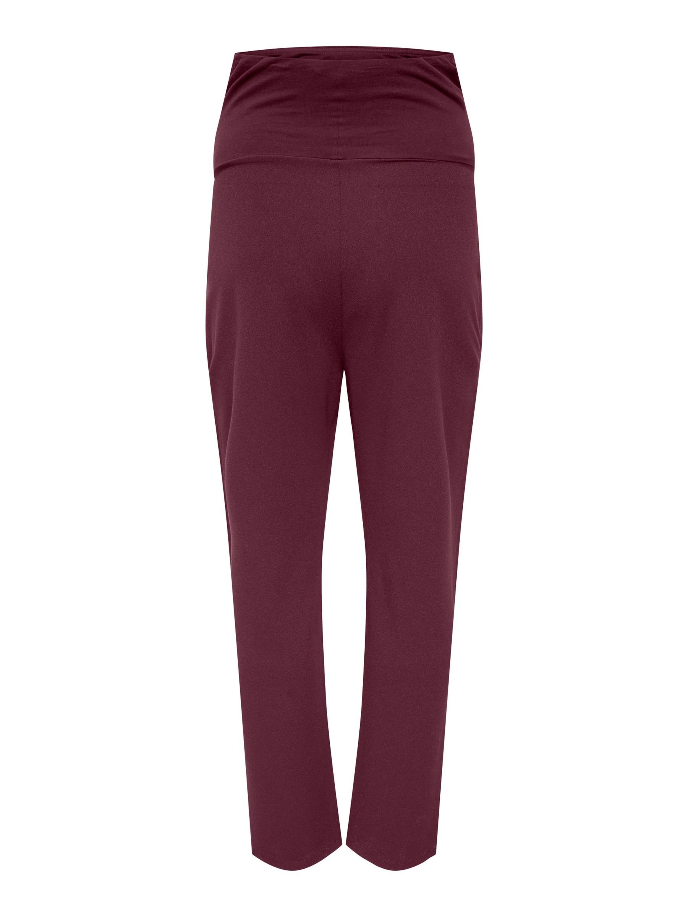 Wide leg Pantaloni di Only Maternity in rosso