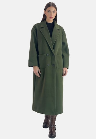 Elara Overgangsfrakke i grøn: forside
