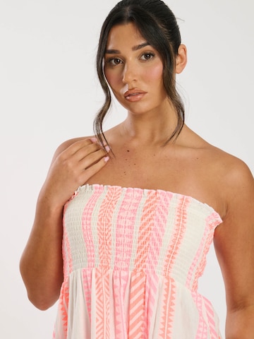 Robe d’été South Beach en rose