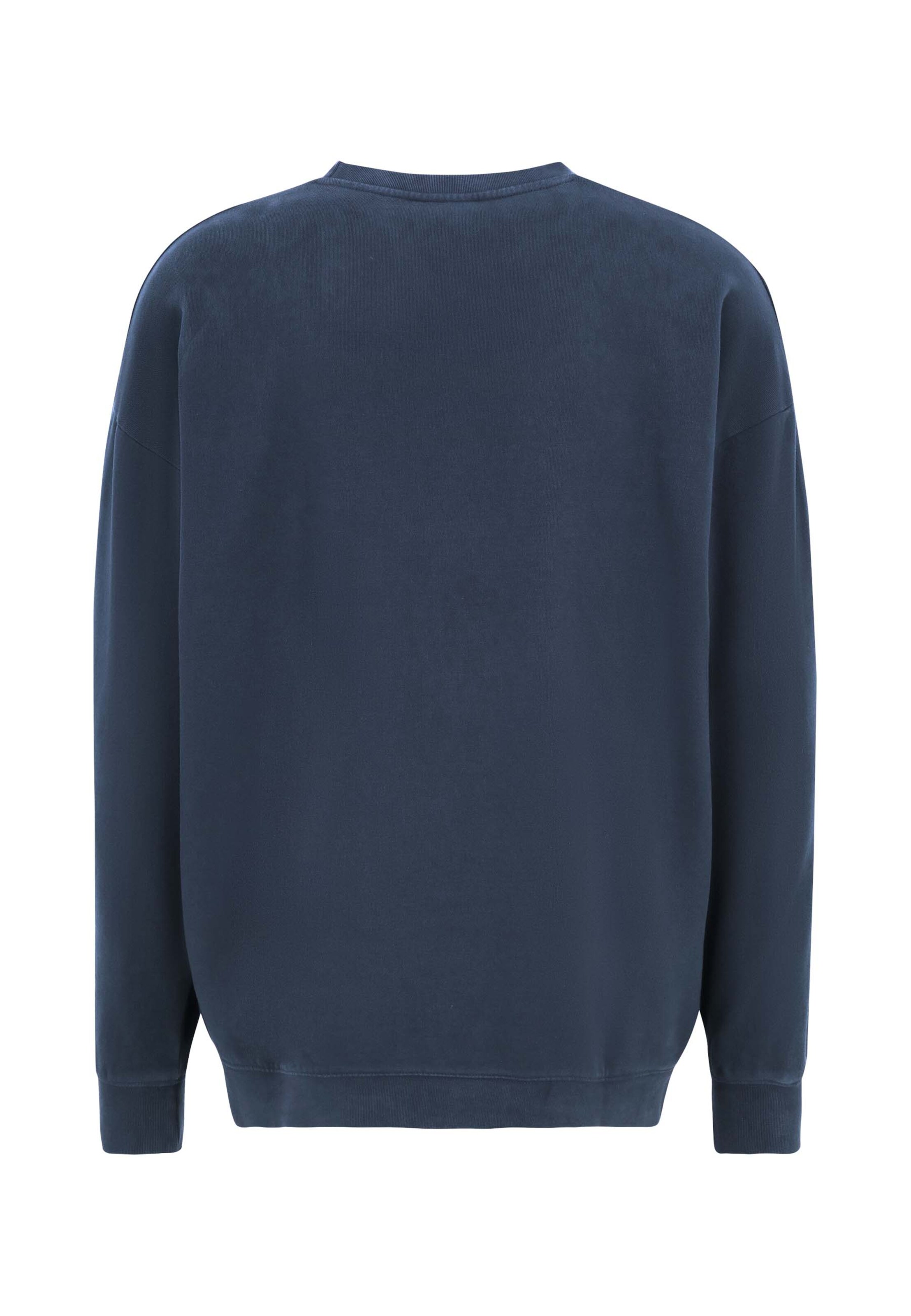 Oldskull Sweatshirt 'Peach Dyed Basic' in Blue