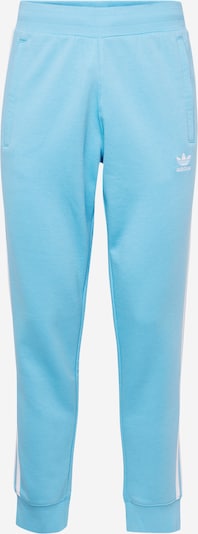 ADIDAS ORIGINALS Pantalon en bleu ciel / blanc, Vue avec produit