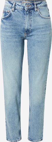 Gina Tricot Slimfit Jeans in Blauw: voorkant