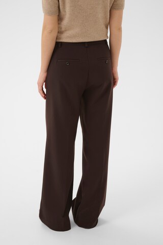 Part Two Wide leg Broek 'NinnesaPW' in Bruin