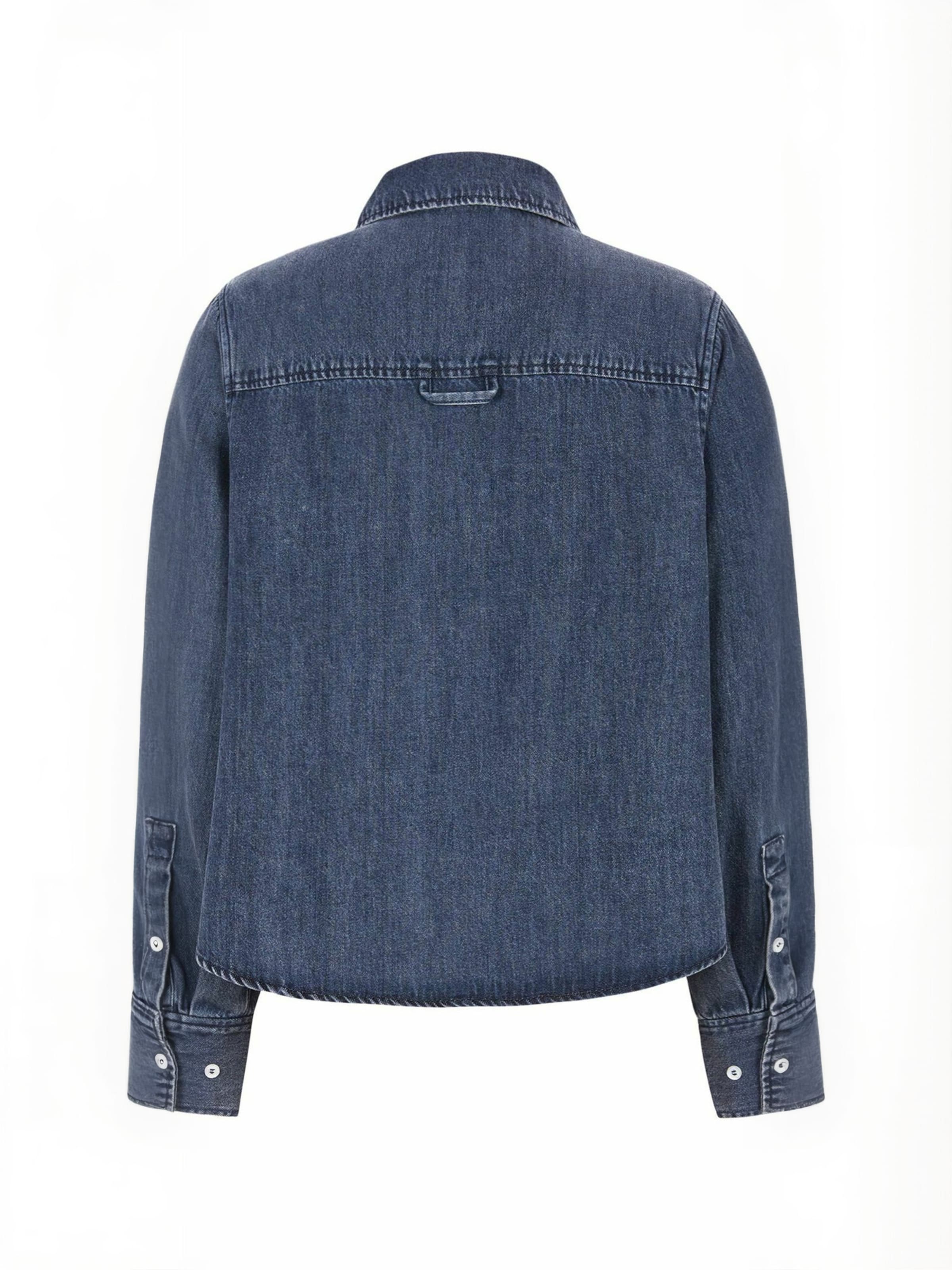Soft Rebels Shirts ' SRKeira ' i blå: tilbage