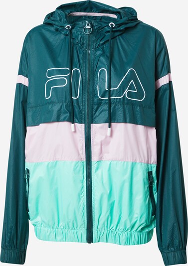 FILA Veste de sport 'Lazare' en menthe / vert foncé / rose, Vue avec produit