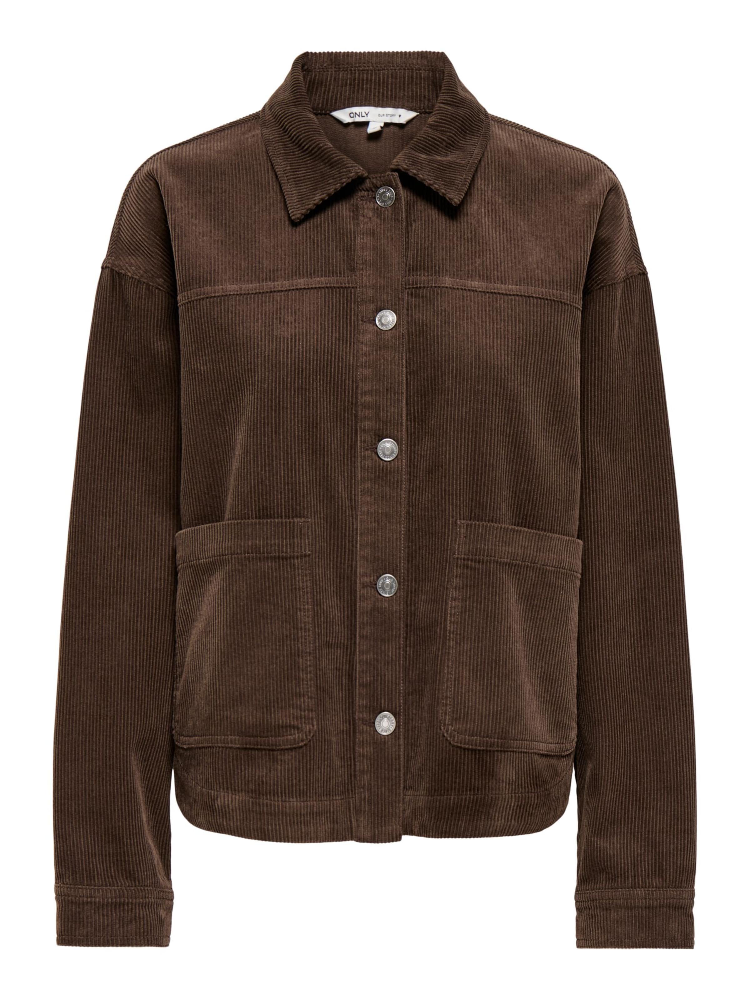 Veste mi-saison 'ONLKANA' ONLY en marron : devant