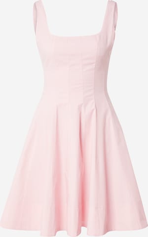 Robe de cocktail 'MINI WELLS' Staud en rose : devant