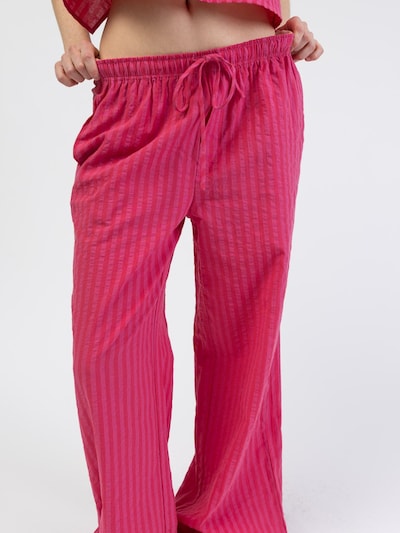BROKE + SCHÖN Pants 'Pink Rot gestreifte Hose' in 34 in Pink, Item view