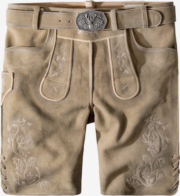 STOCKERPOINT Regular Klederdracht broek 'Edgar' in Bruin: voorkant