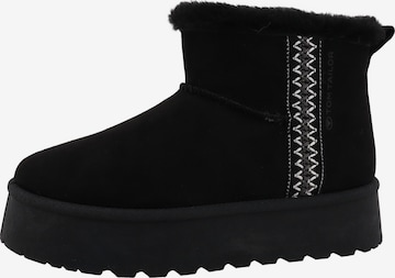 TOM TAILOR - Botas em preto: frente