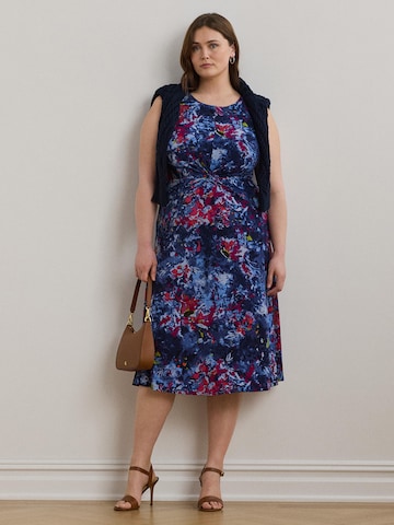 Robe 'TESSANNE' Lauren Ralph Lauren Plus en bleu : devant