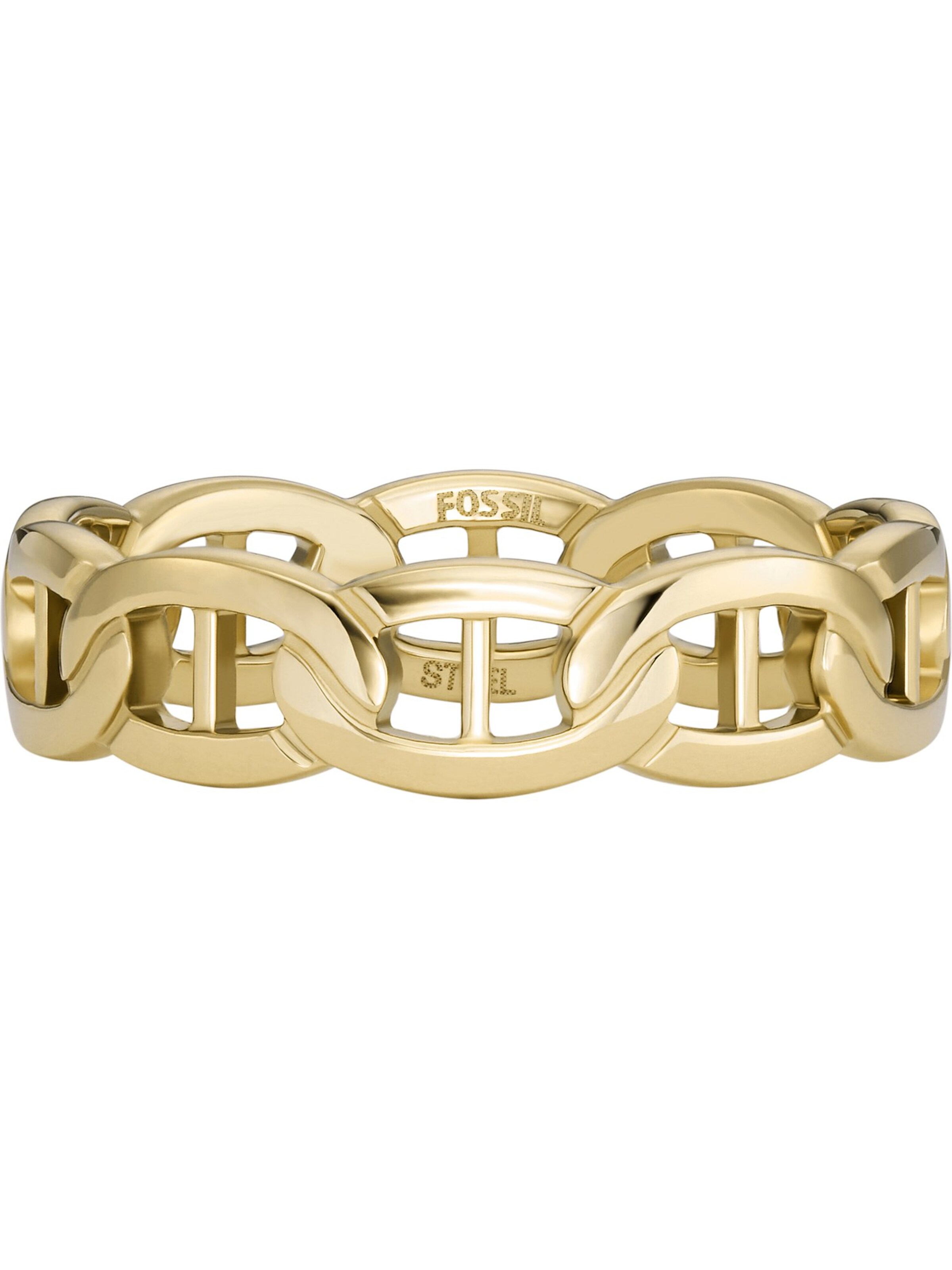 FOSSIL Ring in Gold: front