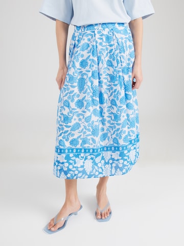 Jupe 'Voile' MORE & MORE en blanc : devant