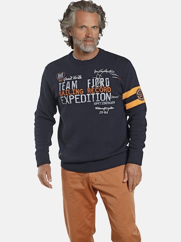 Jan Vanderstorm Sweater in Blue: front