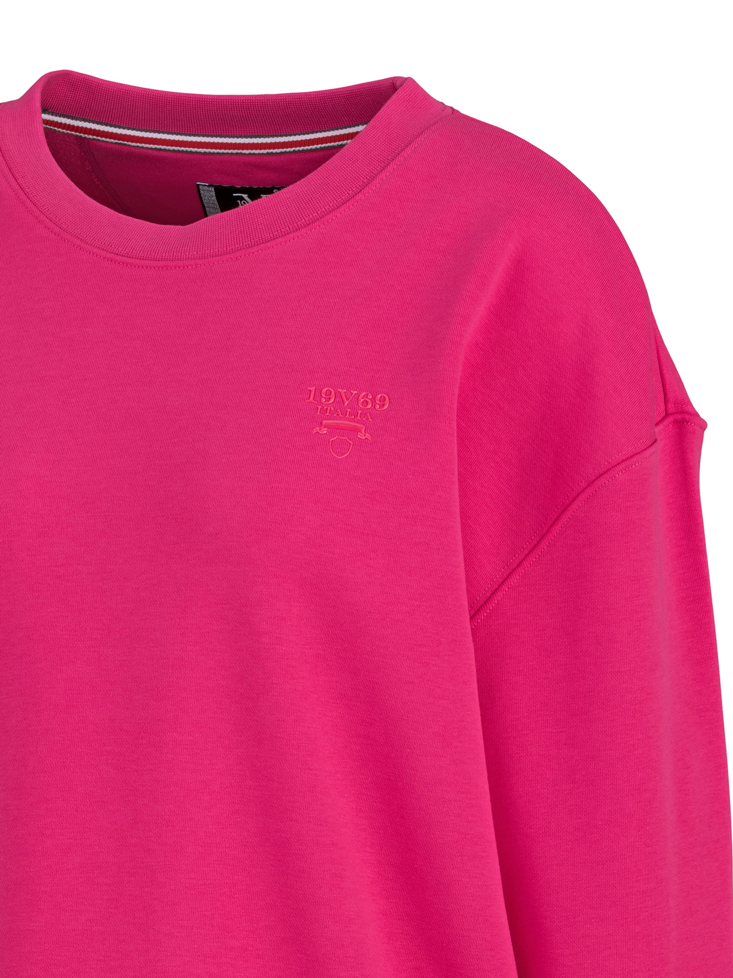 19V69 ITALIA Sweatshirt 'Sinja' in Pink