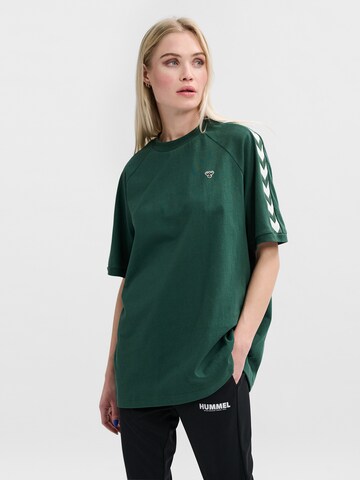 Hummel Functioneel shirt in Groen: voorkant