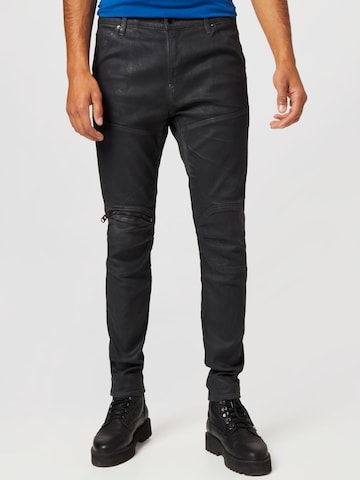 Coupe slim Jean G-Star RAW en gris : devant