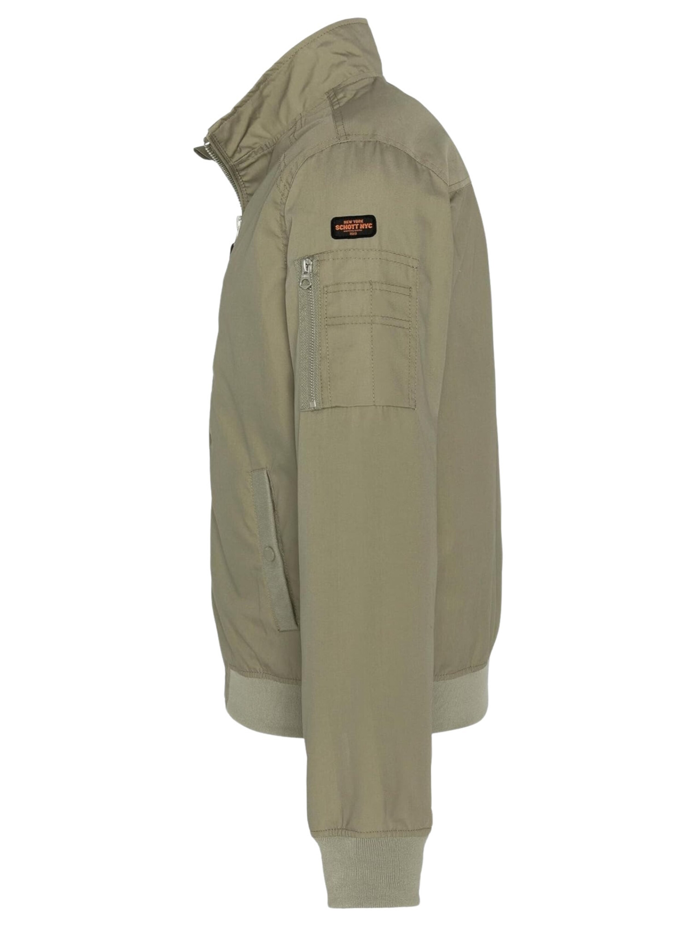Schott NYC Overgangsjakke 'Kenny' i grøn