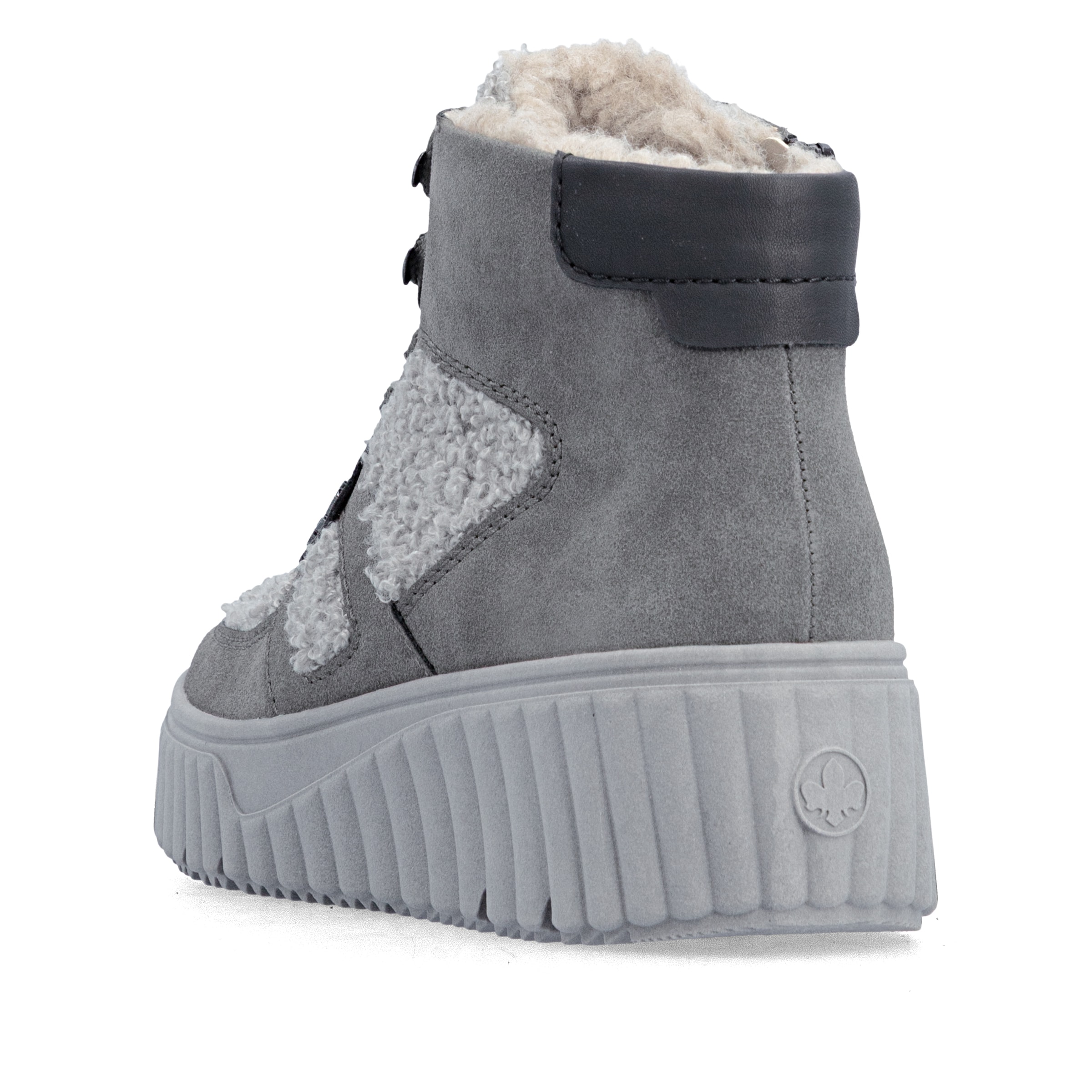 Baskets hautes Rieker en gris